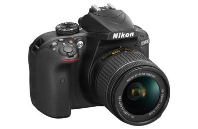 Nikon D3400 DSLR Camera with 18-55mm Lens.